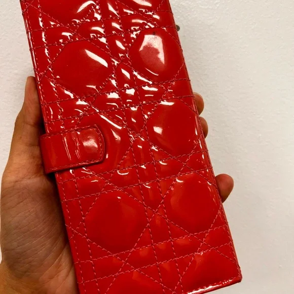 Dior Red Patent Leather Wallet - Picture 5 of 7